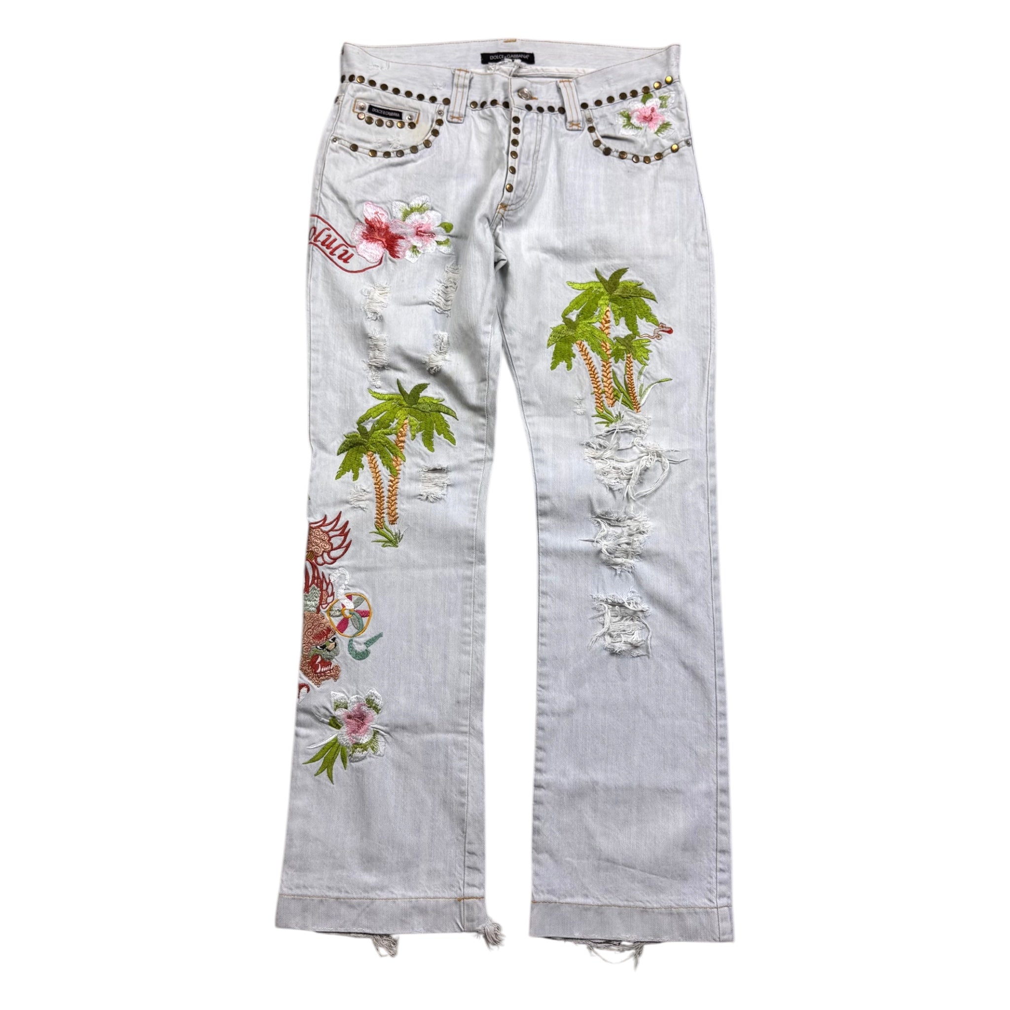 Dolce & Gabbana Hawaii Jeans